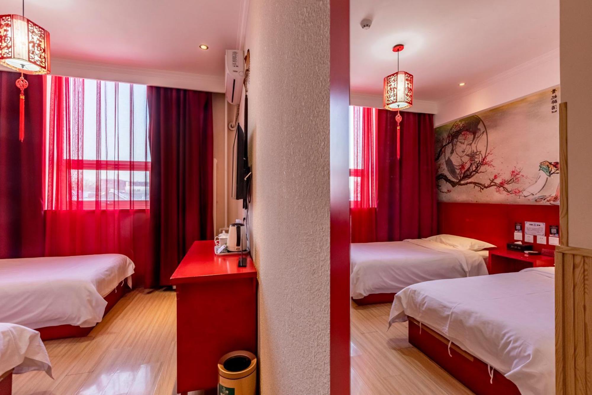 Happy Dragon City Center Alley Hotel -In The City Center With Big Window&Heater, Ticket Service&Free Coffee&Food Recommendation,Near Tian Anmen Forbiddencity,Easy To Get Traditional Walking Area&Shichahai Pechino Esterno foto